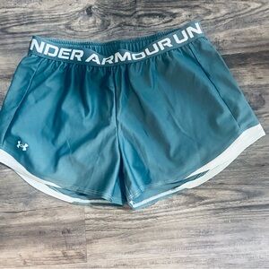 Under Armour Women's Teal Blue Shorts